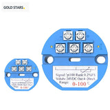 Temperature transmitter Pt100 temperature transmitter module 4-20mA/-50℃ to +50℃