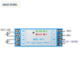 RS13 2-канальный преобразователь температуры NTC Термистор 10K к модулю сбора данных RS485 поддерживает ПЛК