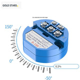 Temperature transmitter Pt100 temperature transmitter module 4-20mA/0℃ to +600℃